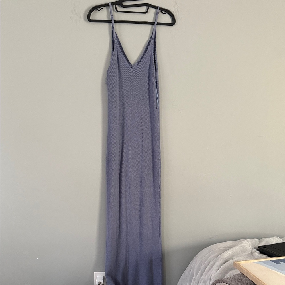 Freshman Blue Bodycon Maxi Dress